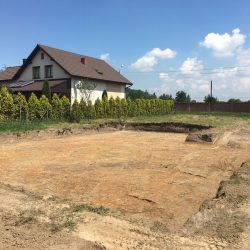 Wyrównywanie działki pod budowę domu jednorodzinnego w Krzyżanowicach - BAUMAG - fot.3