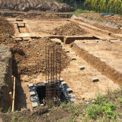 Wykonanie fundamentów pod budowę domu jednorodzinnego w Krzyżanowicach - BAUMAG - fot.2