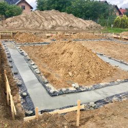 Wykonanie fundamentów pod budowę domu jednorodzinnego w Krzyżanowicach - BAUMAG - fot.10