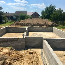 Wykonanie ścian fundamentowych pod budowę domu jednorodzinnego w Krzyżanowicach - BAUMAG - fot.3