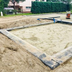 Zalanie fundamentów pod budowę domu jednorodzinnego w Krzyżanowicach - BAUMAG - fot.7