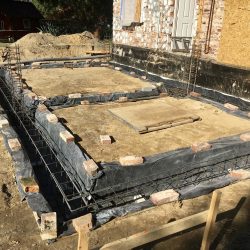 Wykonanie fundamentów pod rozbudowę domu w Wodzisławiu Śląskim - BAUMAG - fot.6