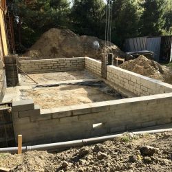 Wykonanie ścian fundamentowych pod budowę domu jednorodzinnego w Wodzisławiu Śląskim - BAUMAG - fot.3