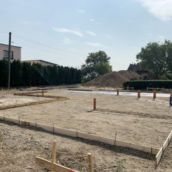 Wykonanie fundamentów i instalacji wod - kan pod budowę domu jednorodzinnego z garażem w Krzyżanowicach - BAUMAG - fot.1