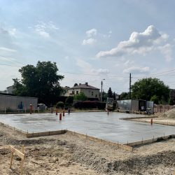 Zalanie fundamentów pod budowę domu jednorodzinnego z garażem w Krzyżanowicach - BAUMAG - fot.3