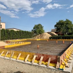 Wykonanie fundamentów i instalacji wod - kan pod budowę domu jednorodzinnego z garażem w Krzyżanowicach - BAUMAG - fot.2