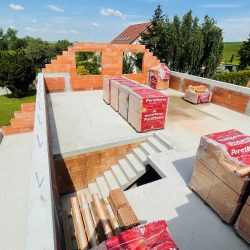Budowa domu jednorodzinnego dwukondygnacyjnego z dachem dwuspadowym - Bojanów, fot. 23