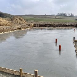 Budowa domu jednorodzinnego Bojanów - wykonanie fundamentów, fot. 3