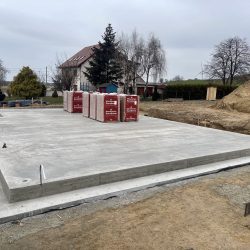 Budowa domu jednorodzinnego Bojanów - wykonanie fundamentów, fot. 7