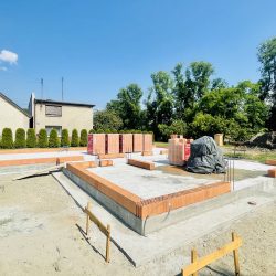 Budowa domu jednorodzinnego Krzanowice - wykonanie fundamentów, fot. 5