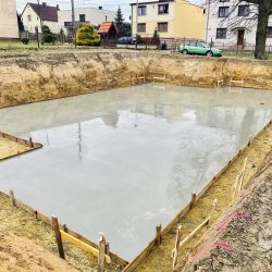 Budowa domu jednorodzinnego Nowa Wioska - wykonanie fundamentów, fot. 3
