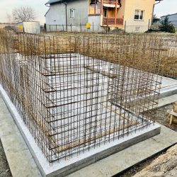Budowa domu jednorodzinnego Nowa Wioska - wykonanie piwnicy na całej powierzchni, fot. 6